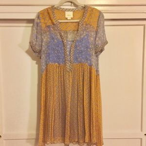 Maeve Floral Layered Slip Dress